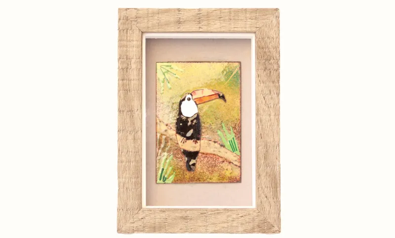 Enamel panel by Caroline Ingram