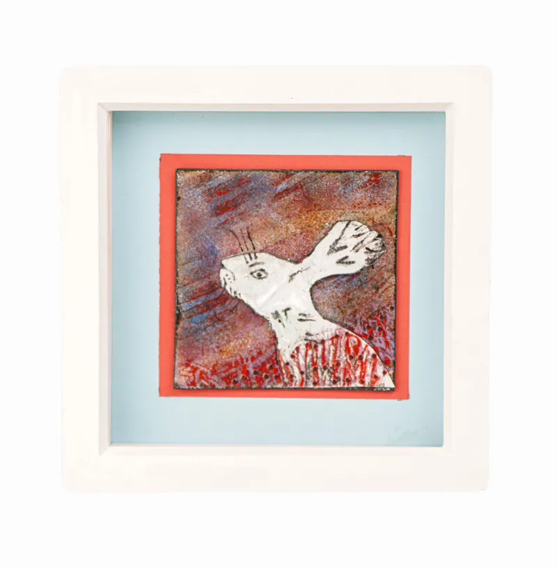 Enamel panel by Caroline Ingram