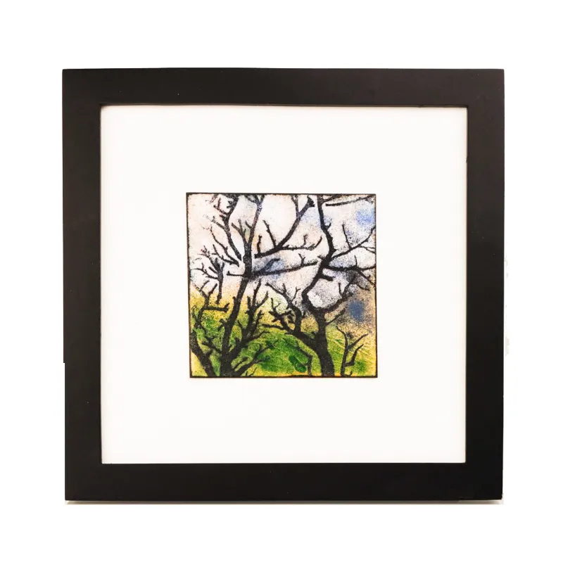 Enamel panel by Caroline Ingram